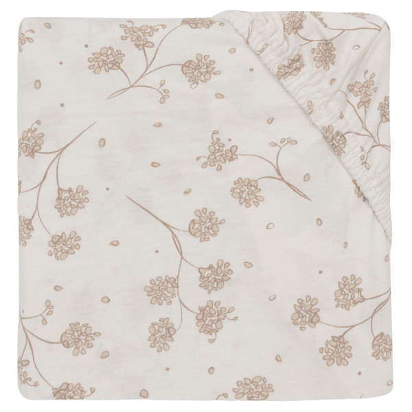 Jollein Jersey Leafy Dreams 60 x 120 cm Ledikant Hoeslaken