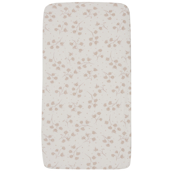 Jollein Jersey Leafy Dreams 60 x 120 cm Ledikant Hoeslaken