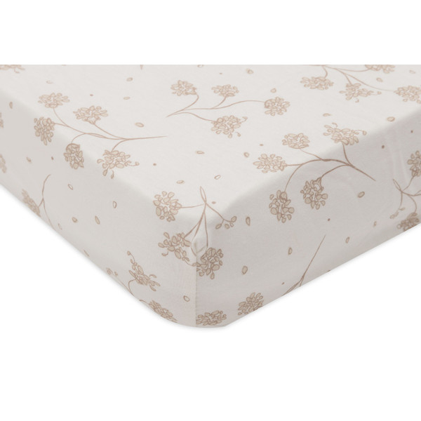 Jollein Jersey Leafy Dreams 70 x 140/150 cm Junior Hoeslaken