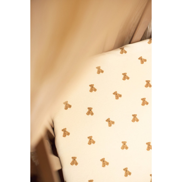 Jollein Jersey Mini Teddy Bear 40 x 80/90 cm Wieg Hoeslaken