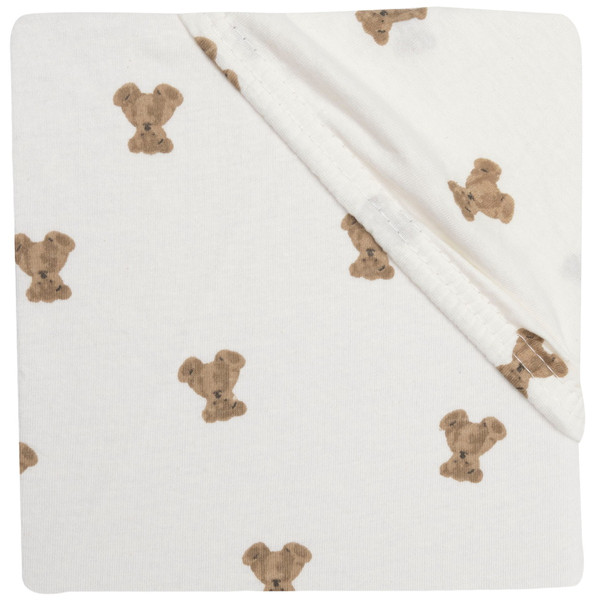 Jollein Jersey Mini Teddy Bear 40 x 80/90 cm Wieg Hoeslaken