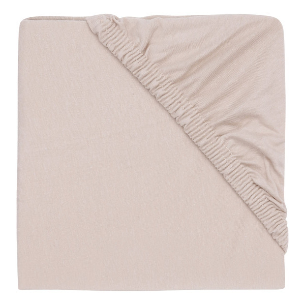 Jollein Jersey Nougat 95 cm Rond Boxmatras Hoeslaken 511-537-00093