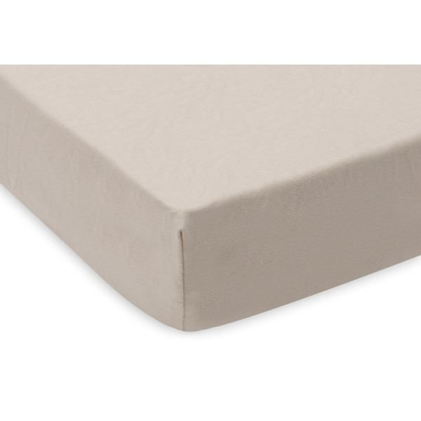 Jollein Jersey Oatmeal/Sand 70/75 x 140/150 cm 2 Stuks Junior Hoeslaken