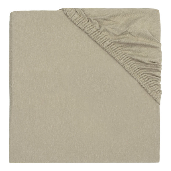 Jollein Jersey Olive Green 60 x 120 cm Ledikant Hoeslaken 511-507-67058