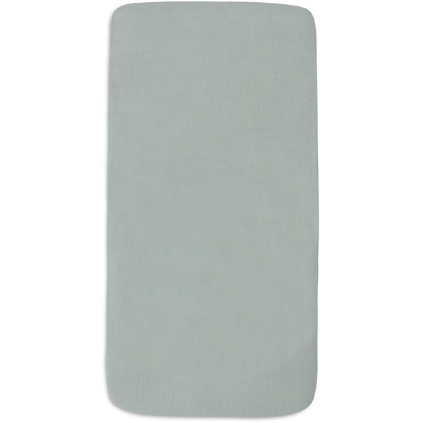 Jollein Jersey Sea Green / Biscuit 40/50 x 80/90 cm 2 Stuks Wieg Hoeslaken 2511-501-68079