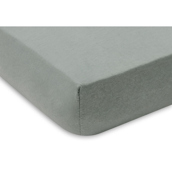 Jollein Jersey Sea Green/Ivory 70/75 x 140/150 cm 2 st. Junior Hoeslaken