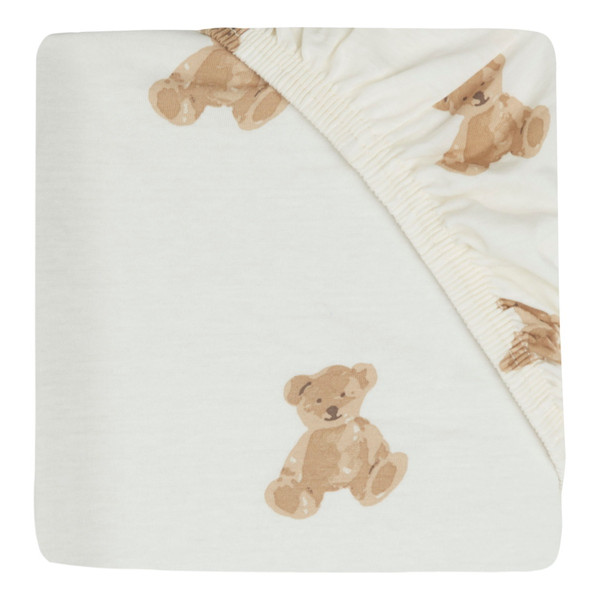 Jollein Jersey Teddy Bear 60 x 120 cm Ledikant Hoeslaken 511-507-66095
