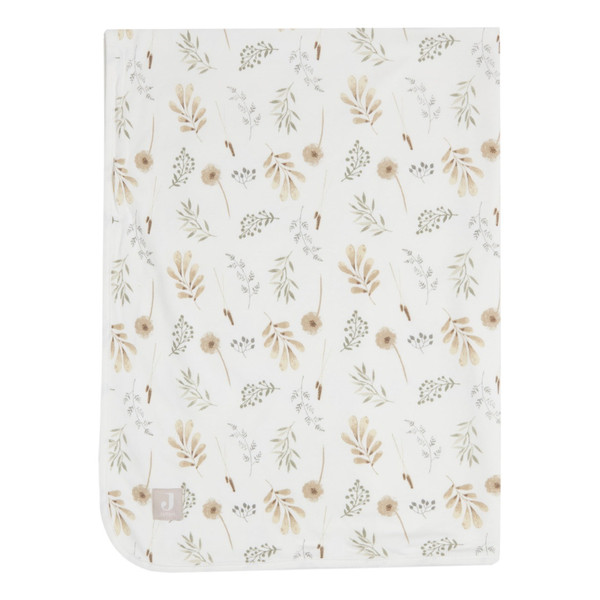 Jollein Jersey Wild Flowers 75 x 100 cm Wiegdeken 513-511-66098