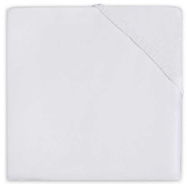 Jollein Jersey Wit 60 x 120 cm Ledikant Hoeslaken 511-507-00001