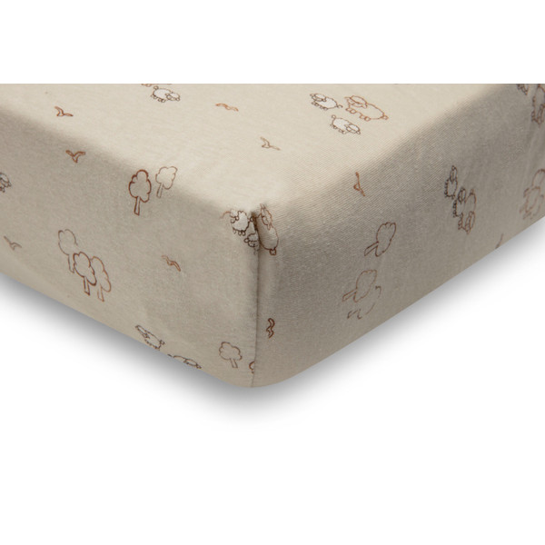 Jollein Jersey Woolly 40 x 80/90 cm Wieg Hoeslaken