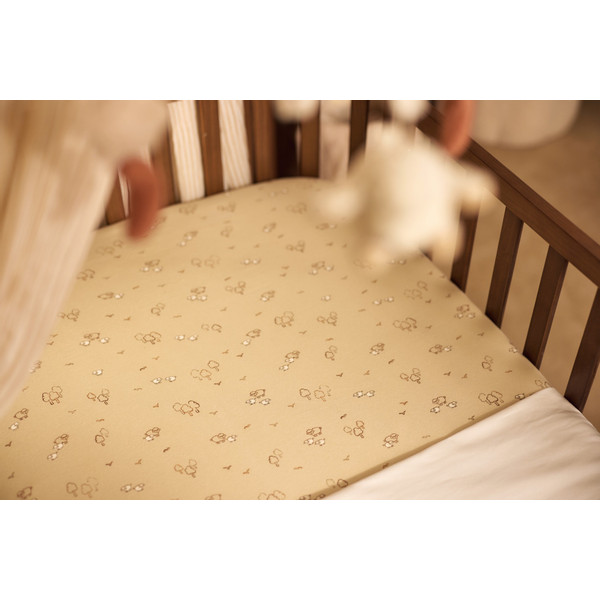 Jollein Jersey Woolly 60 x 120 cm Ledikant Hoeslaken