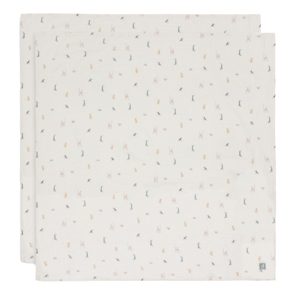 Jollein Jungle Jambo 115 x 115 cm Hydrofiel Multidoek 2 Stuks 535-852-67090
