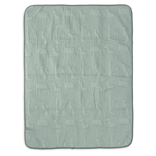 Jollein Jungle Jambo Ash Green / Laurel 100x150 cm Ledikantdeken 516-522-68036