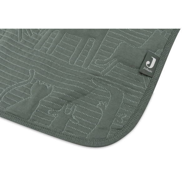 Jollein Jungle Jambo Ash Green / Laurel 100x150 cm Ledikantdeken 516-522-68036