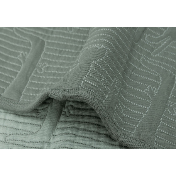 Jollein Jungle Jambo Ash Green / Laurel 100x150 cm Ledikantdeken 516-522-68036