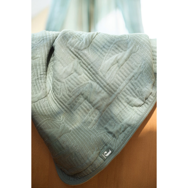 Jollein Jungle Jambo Ash Green / Laurel 100x150 cm Ledikantdeken 516-522-68036