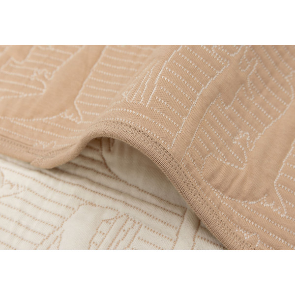 Jollein Jungle Jambo Biscuit / Oatmeal 100x150 cm Ledikantdeken 516-522-68037