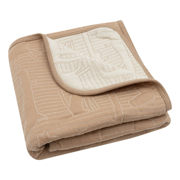 Jollein Jungle Jambo Biscuit / Oatmeal 75 x 100 cm Wiegdeken 516-511-68037
