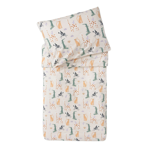 Jollein Jungle Jambo Dekbedovertrek en Sloop 100 x 140 cm 003-005-67090