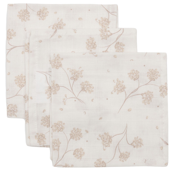 Jollein Leafy Dreams 3 Stuks Hydrofiel Monddoekjes