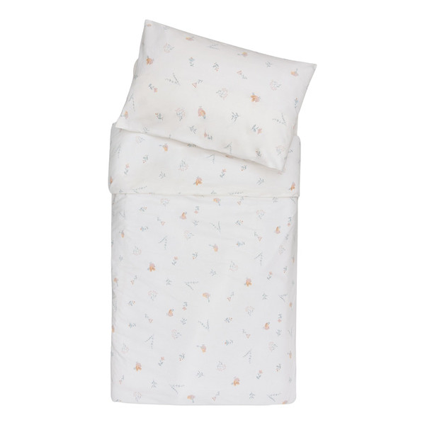 Jollein Lovely Birds Dekbedovertrek en Sloop 100 x 140 cm 003-005-67104