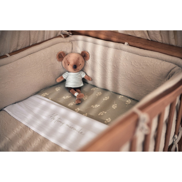 Jollein My Tiny Miracle Olive Green 120 x 150 cm Ledikantlaken 008-524-67057