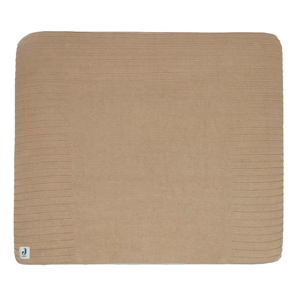 Jollein Pure Knit Biscuit 75 x 85 cm GOTS Aankleedkussenhoes 022-546-67012