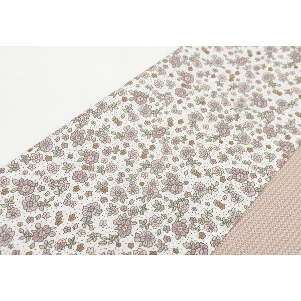 Jollein Retro Flowers 120 x 150 cm Ledikantlaken 008-524-67045