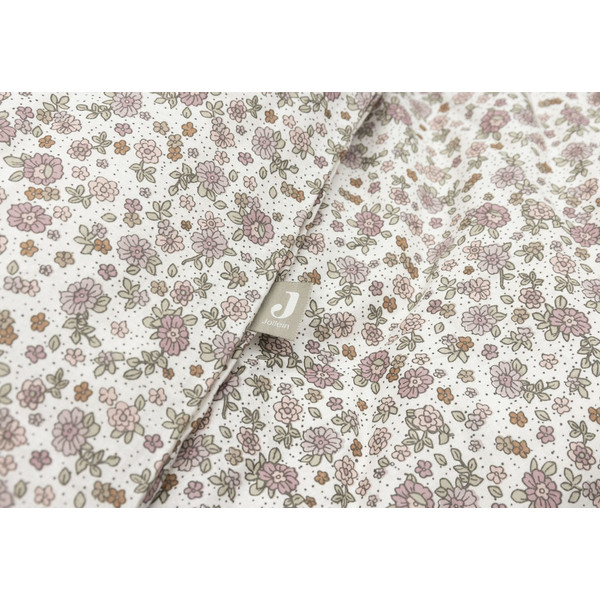 Jollein Retro Flowers Dekbedovertrek en Sloop 100 x 140 cm 003-005-67045