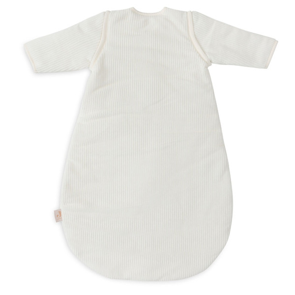 Jollein Rib Ivory 60 cm Slaapzak met Afritsbare Mouwen