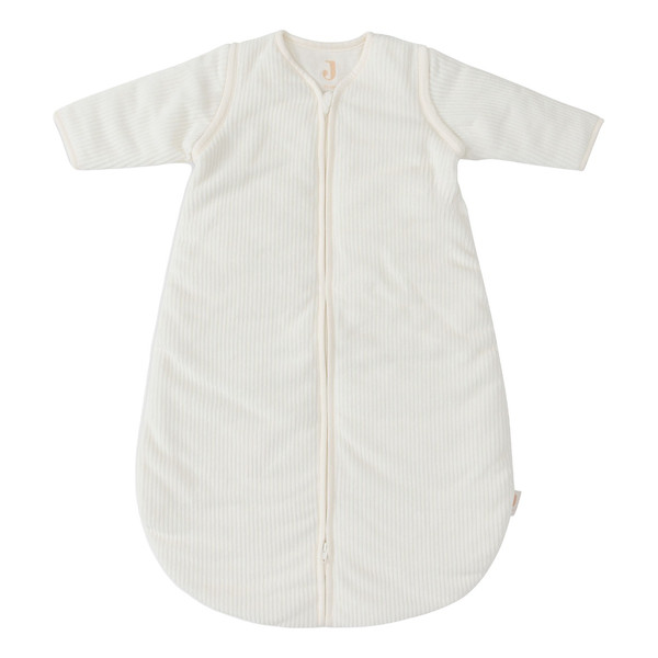 Jollein Rib Ivory Round 110 cm Slaapzak met Afritsbare Mouwen 016-542-67106