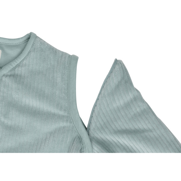 Jollein Rib Sea Green Round 90 cm Slaapzak met Afritsbare Mouwen 016-541-67105