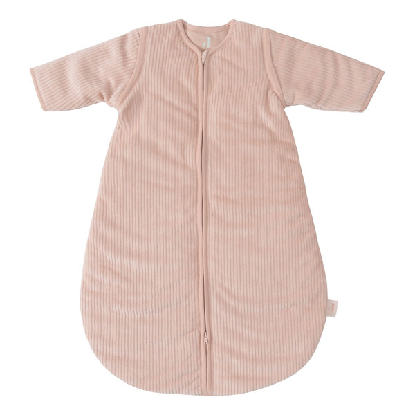Jollein Rib Wild Rose Round 90 cm Slaapzak met Afritsbare Mouwen 016-541-67107