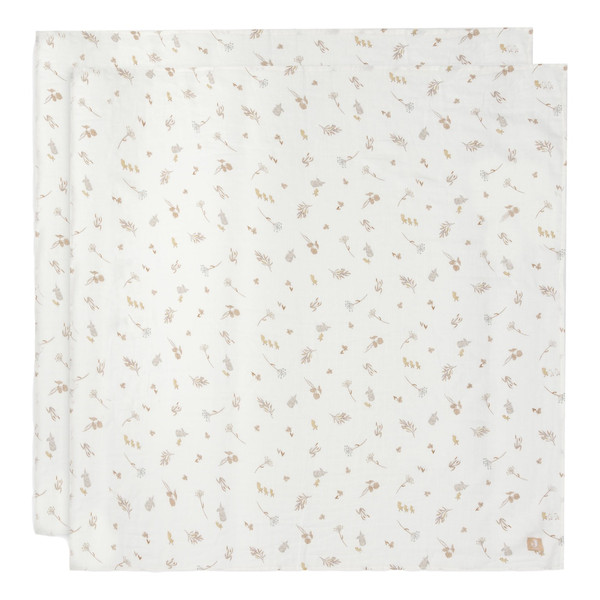 Jollein Riverside 115 x 115 cm Hydrofiel Multidoek 2 Stuks 535-852-67086