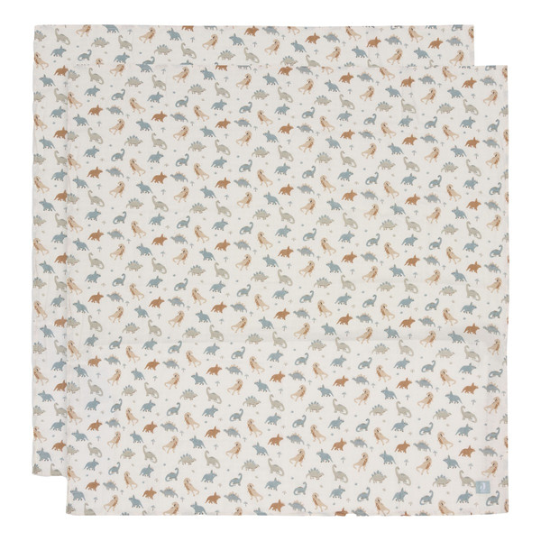 Jollein Roarsome 115 x 115 cm Hydrofiel Multidoek 2 Stuks 535-852-67100