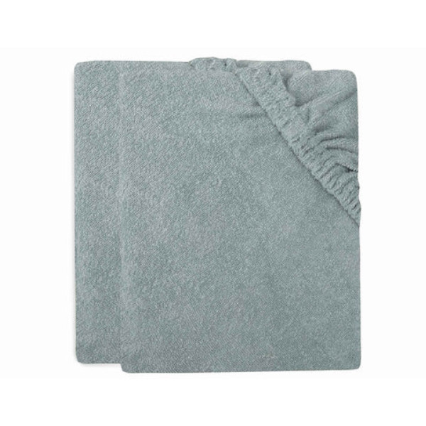Jollein Sea Green Badstof Aankleedkussenhoes 2 Stuks 2550-503-68043