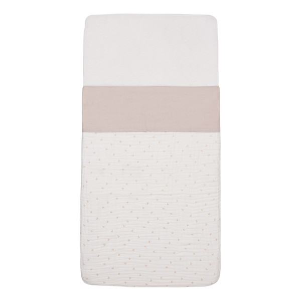 Jollein Slub Nougat 75 x 100 cm Wieglaken 008-511-68017