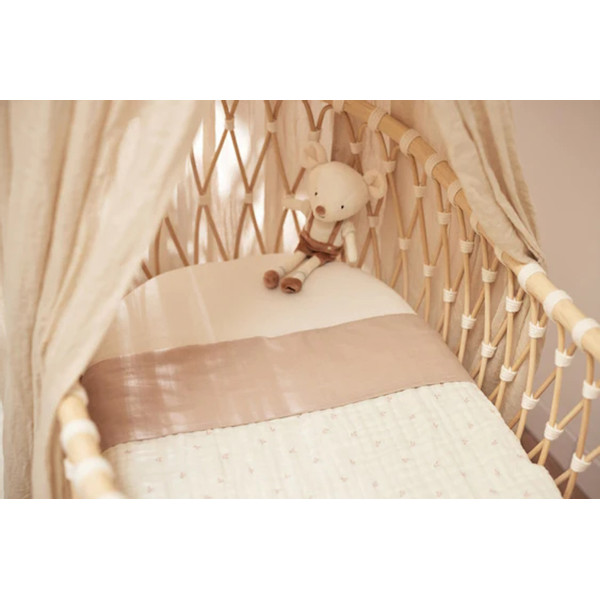 Jollein Slub Nougat 75 x 100 cm Wieglaken 008-511-68017
