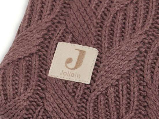 Jollein Spring Knit Chestnut 75 x 85 cm Aankleedkussenhoes 022-546-66036