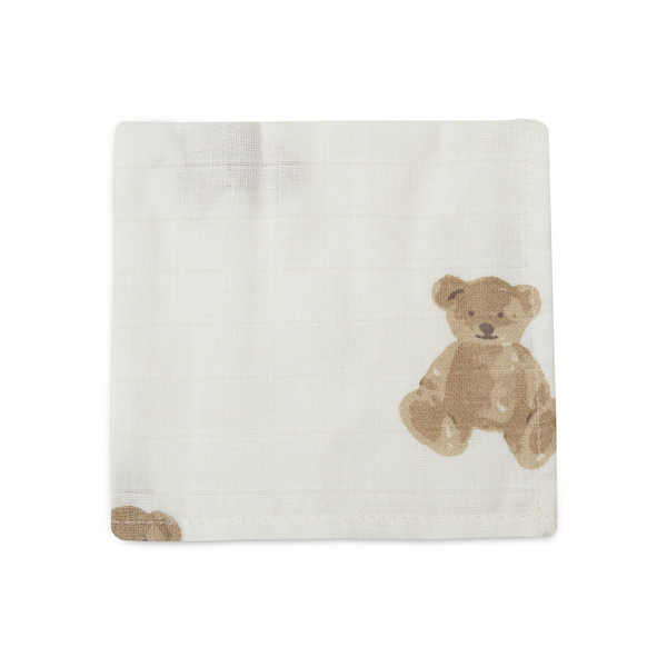 Jollein Teddy Bear 3 Stuks Hydrofiel Monddoekjes 537-848-66095
