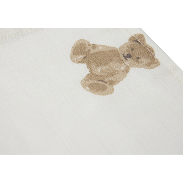Jollein Teddy Bear 3 Stuks Hydrofiel Monddoekjes 537-848-66095