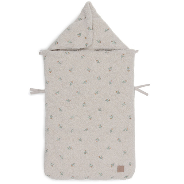 Jollein Teddy Lovely Biscuit 3/5 punts 0-9 Maanden Autostoel Voetenzak 025-811-68051