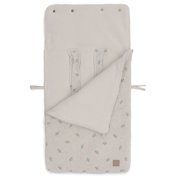 Jollein Teddy Lovely Biscuit 3/5 punts 0-9 Maanden Autostoel Voetenzak 025-811-68051