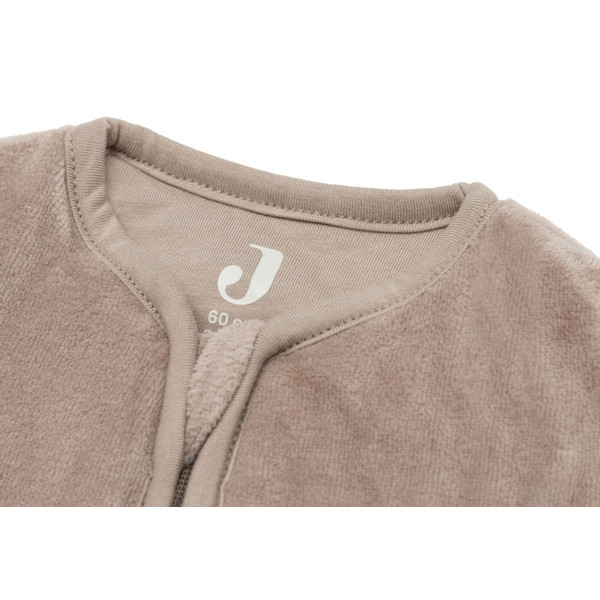 Jollein Velvet Milky Coffee 60 cm Slaapzak met Afritsbare Mouwen