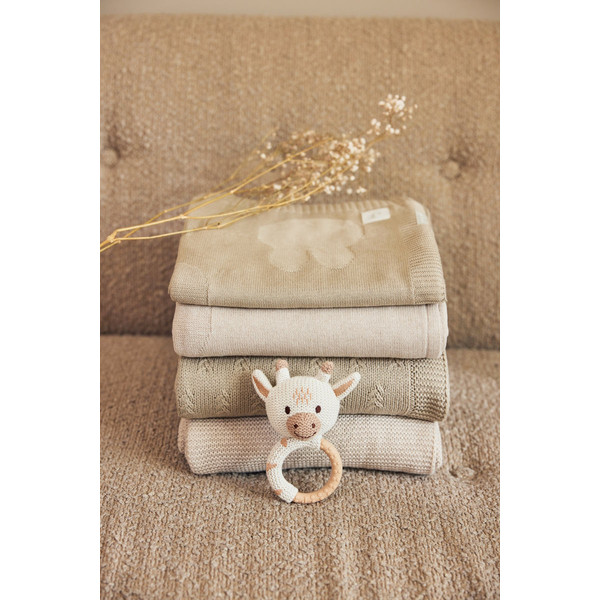 Jollein x Nijntje Miffy Olive Green 100 x 150 cm Ledikantdeken 516-522-67087