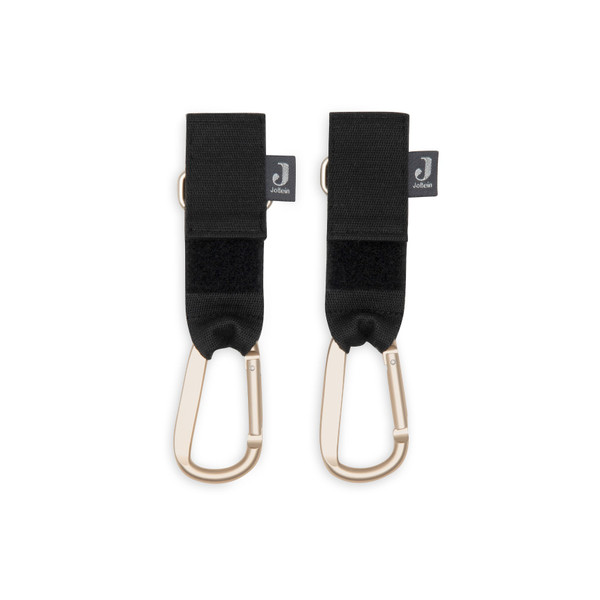 Jollein Zwart Tassenhaak voor Kinderwagen