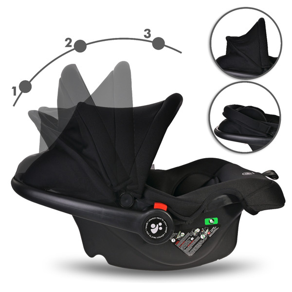 Lorelli Reya Brown 3-in-1 Kinderwagen incl. Autostoel 1002195-2415