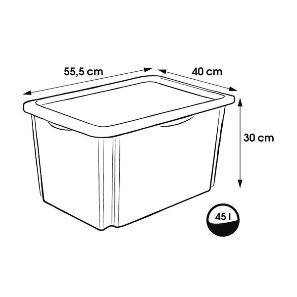 Keeeper Bambi Wit 45L Opbergbox 1223900126600