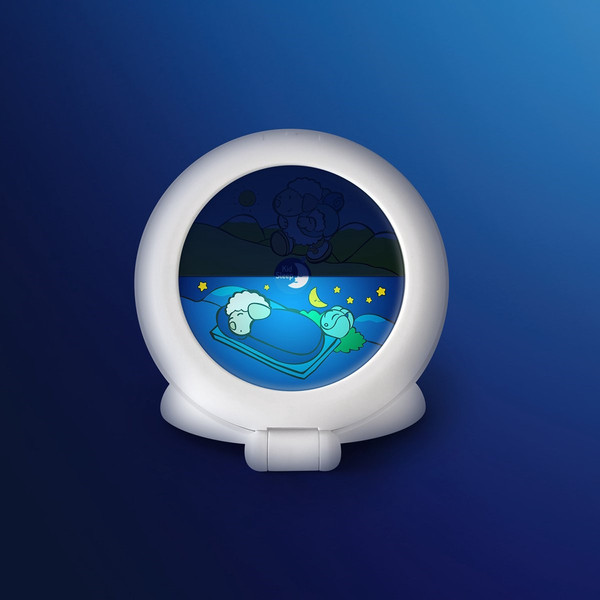 Kidsleep Globetrotter White Slaaptrainer en Kinderwekker CK0041-KSG-WH