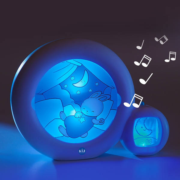 KidSleep Moon Wit/Blauw Slaaptrainer en Kinderwekker 0014
